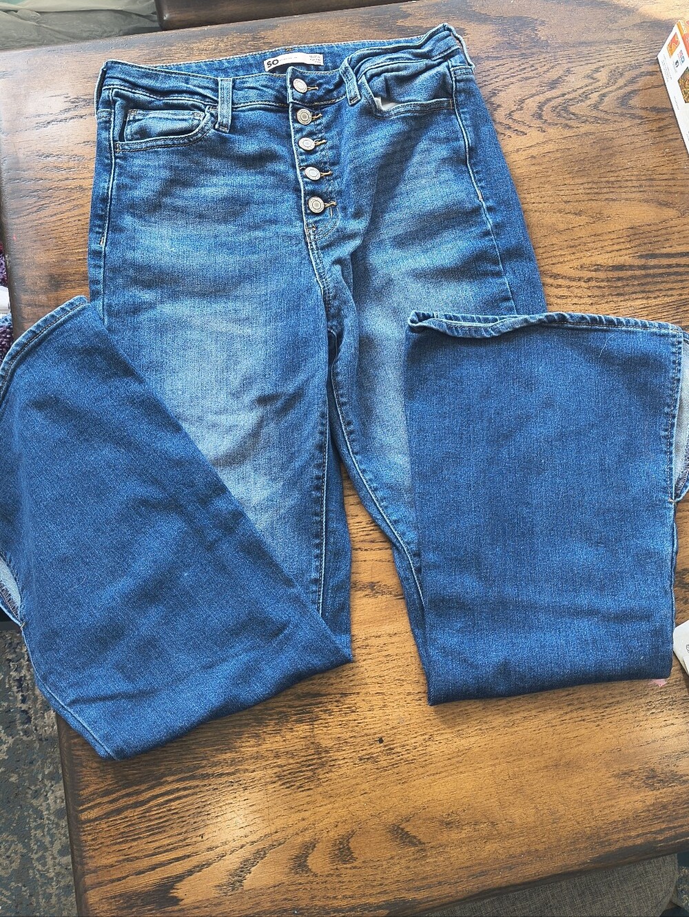 Women’s Blue Flared Jeans